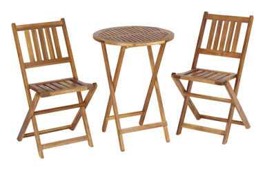 3PC WOOD BISTRO SET