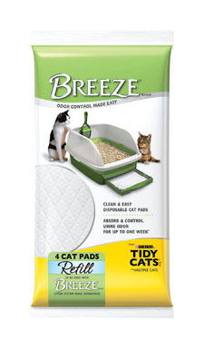 TIDYCAT BREEZE PAD 4PK