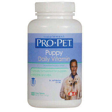 PET VITAMINS PUPPY 100CT