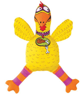 SQUEAKER CHICKEN DOG TOY