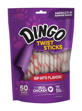 Dingo Twist Sticks 50pk