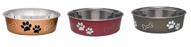 PET BOWL DOG ASSORTD XLG