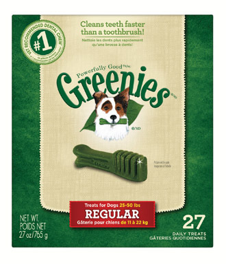 TREAT DOG GREENIE TUB RG