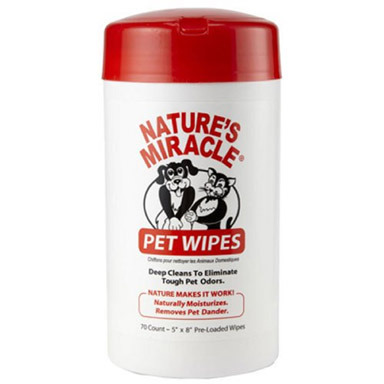 PET WIPES NATR MIRCL70CT