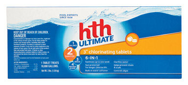 HTH ULTR 3"CHLOR TABS 3#