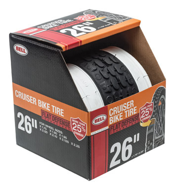 BIKE TIRE WHITEWALL 26"