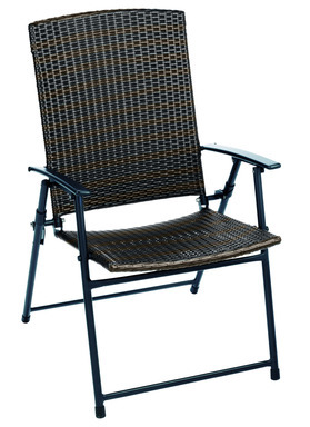 FOLDING WICKER CHAIR