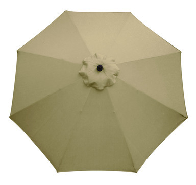 WD MKT UMBRELLA 9' BEIGE