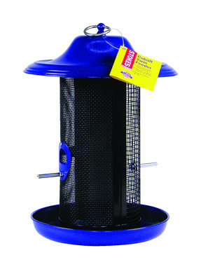 TWIN BIRD FEEDER COBALT