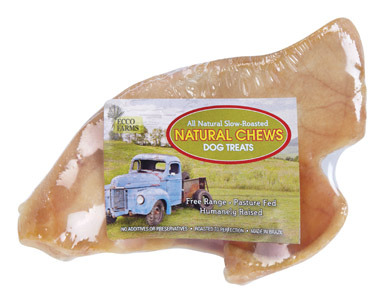 Ultra Chewy Natural Chews Pig Ear Grain Free Bone For Dogs 1 pk