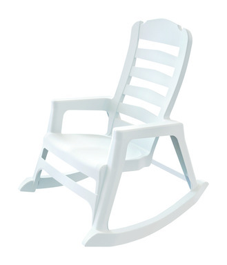 STACK ROCKING CHAIR WHT