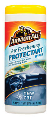 25CT Armor All Protectant Wipes