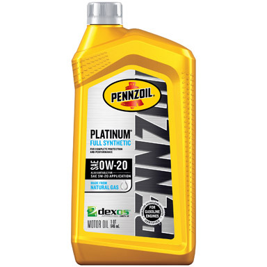 Pennzoil Synthetic Oil 0w-20 Qt