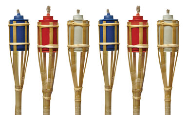 PATRIOTIC TORCH 4'-6PK