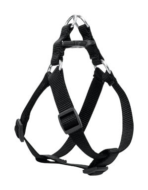 DOG HARNESS 12-18" BLK