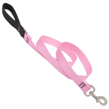 DOG LEASH 6FT 1" PINK