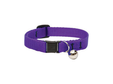 CAT COLLAR 8-12" PURPLE