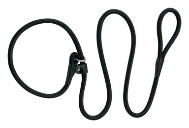 DOG SLIP LEAD BLK1/2X6