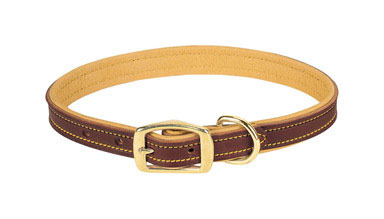 DOG LTHER COLLAR 1X23"