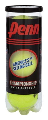 BALL TENNIS YELLOW CAN 3