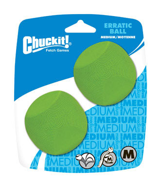 Chuckit! Green Erratic Bounce Rubber Bounce Ball Medium  2
