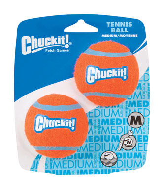 Chuckit! Multicolored Ball Launcher Rubber Tennis Balls Medium  2