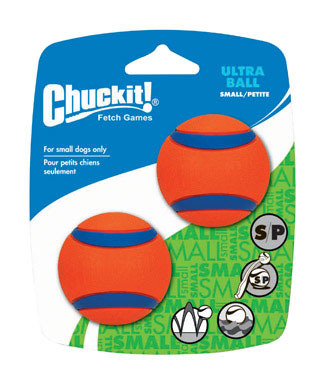 Chuckit! Ultra Ball Multicolored Rubber Dog Toy Small  2