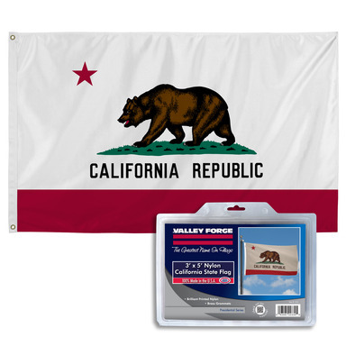 CALIFORNIA FLAG NYL3'X5'