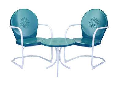 BEL AIR BISTRO SET BLUE