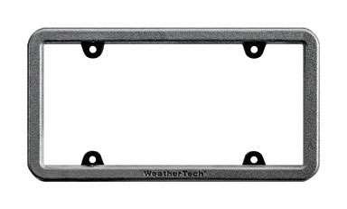 WeatherTech Black Polycarbonate License Plate Bumper Frame