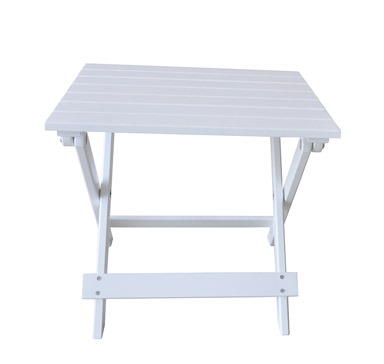 WOOD SIDE TABLE WHITE