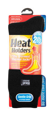 HEATHOLD LADIES SOCK BLK