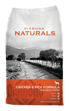 DIAMOND DOG FOOD NAT CKN/RC 40#