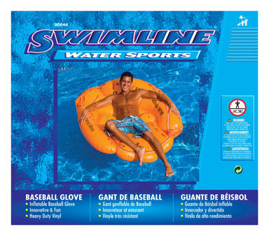 POOL FLOAT BASEBALL GLV