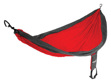 SINGLE RED/CHRCL HAMMOCK