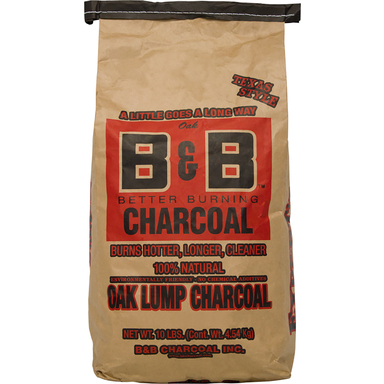 B&B Lump Charcoal 10LB