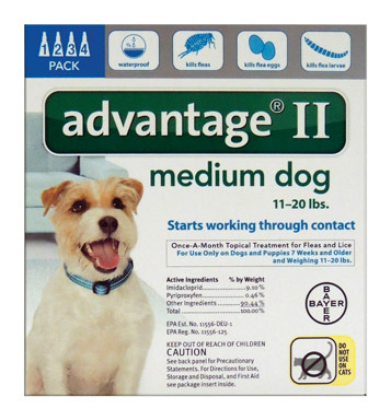 Bayer Advantage Ii Med Dog