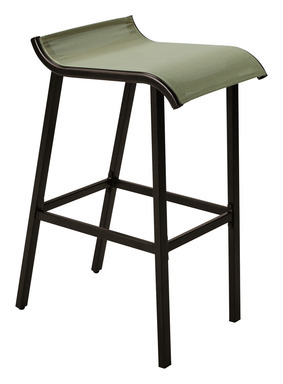 BAR STOOL LOW BACK GRAY