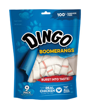 BOOMERANGS DOG TREAT 9PK