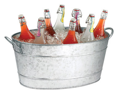 OVAL BVRGE TUB 19X14X9"