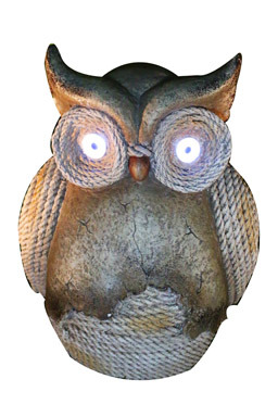 OWL SOLAR STATUARY