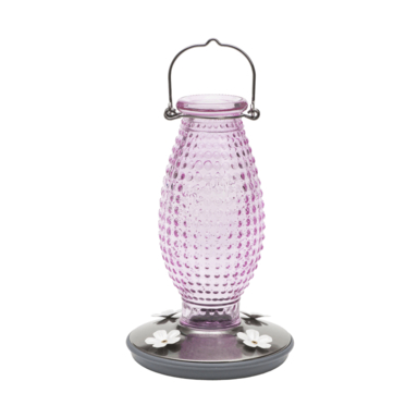 Pink Vintage Hummingbird Feeder