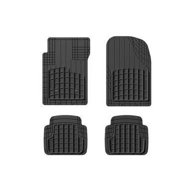 FLOORMAT SET BLK WTHRTCH