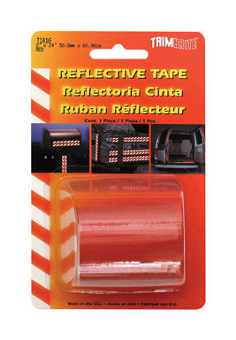 TAPE REFLECT 2"X24" RED