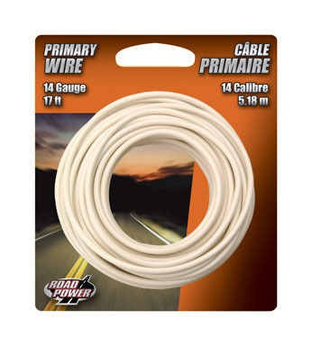 Primary Wire 14GA 17' White