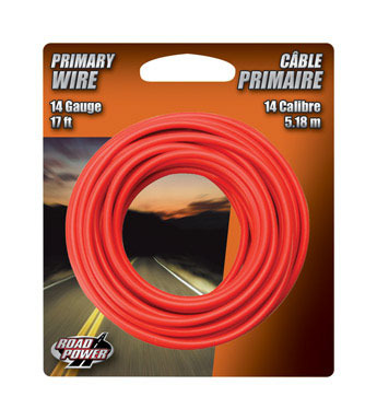 Primary Wire 14GA 17' RED