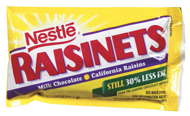 CANDY RAISINETS 1.58OZ