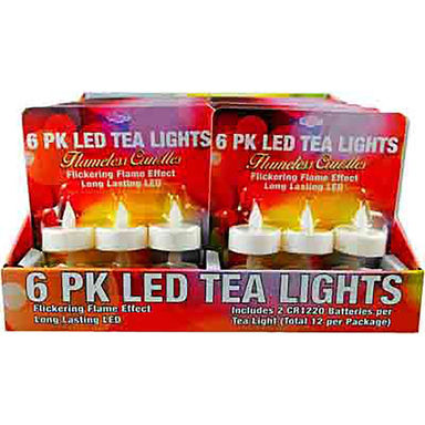 6PK Tealight LED Candle