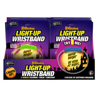 LIGHT UP WRIST BAND HALLOWEEN