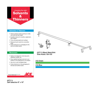 SOLVENTS & THINNERS SIGN